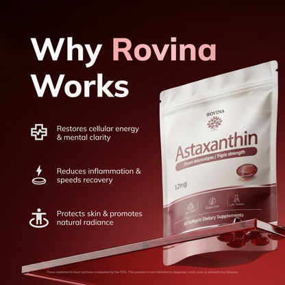 Rovina Astaxanthin | 12mg Softgels