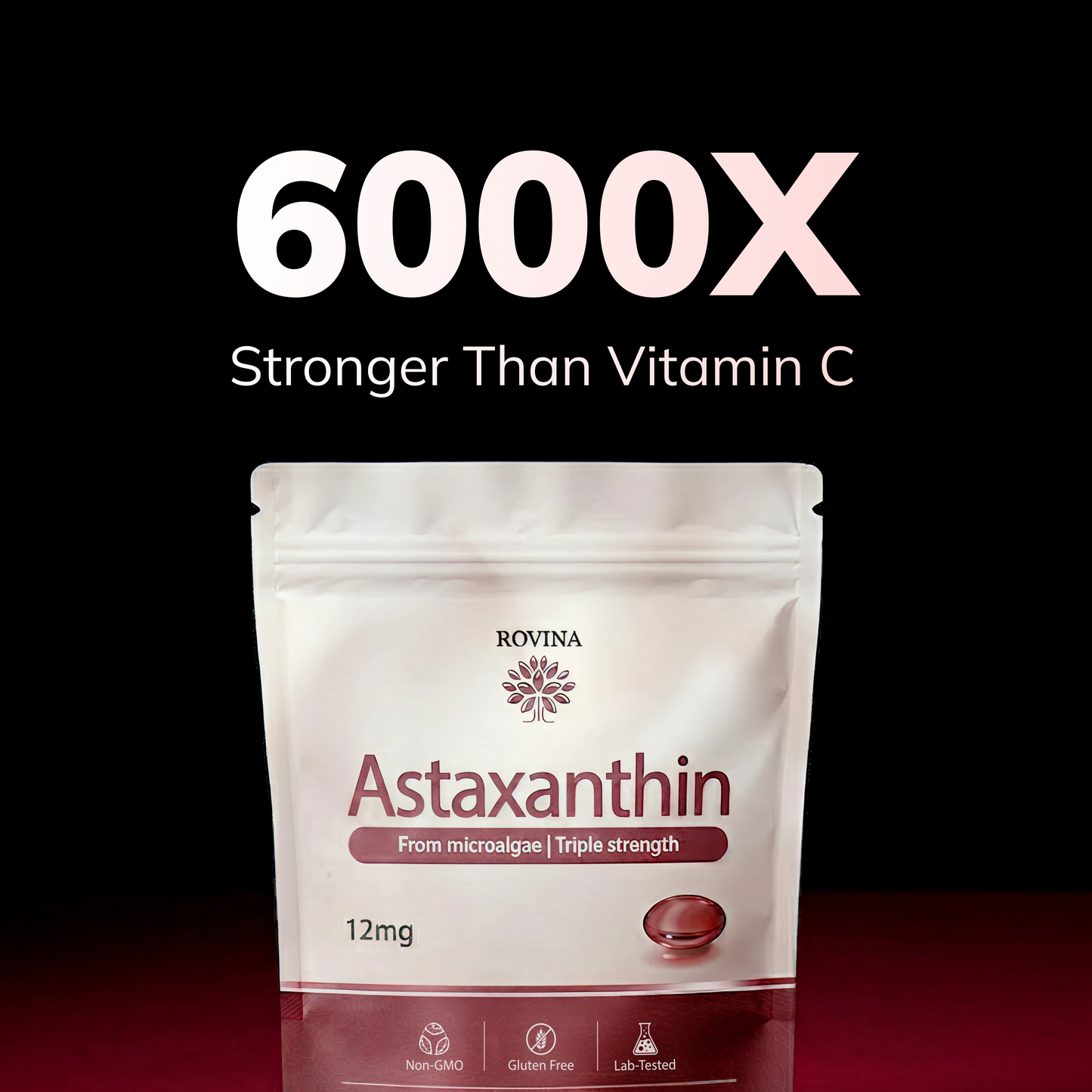 Rovina Astaxanthin - 12mg Softgels