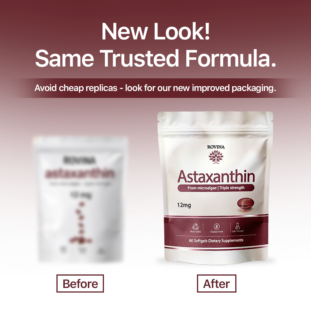 Rovina Astaxanthin 12mg Softgels