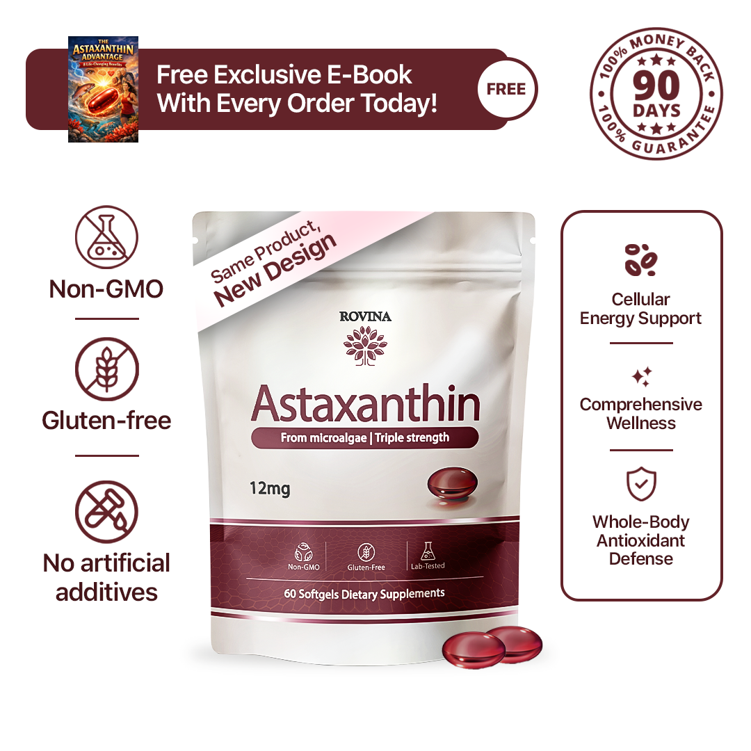 Rovina Astaxanthin 12mg Softgels