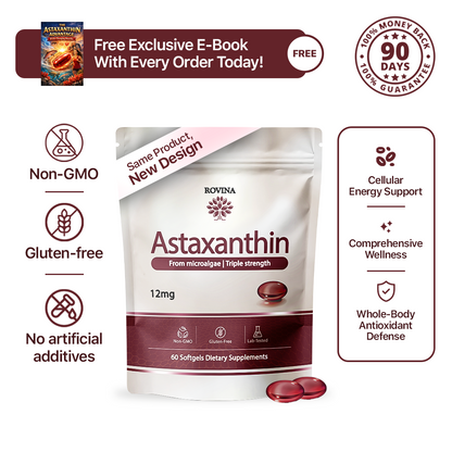 Rovina Astaxanthin 12mg Softgels