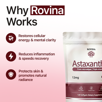 Rovina Astaxanthin 12Mg Softgels