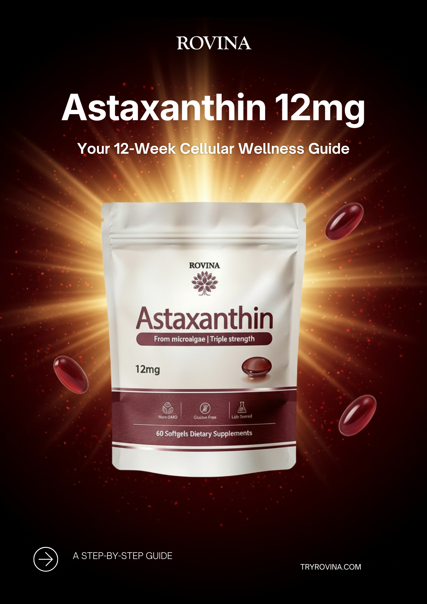 Rovina Astaxanthin - 12 Week Cellular Wellness Guide E-Book
