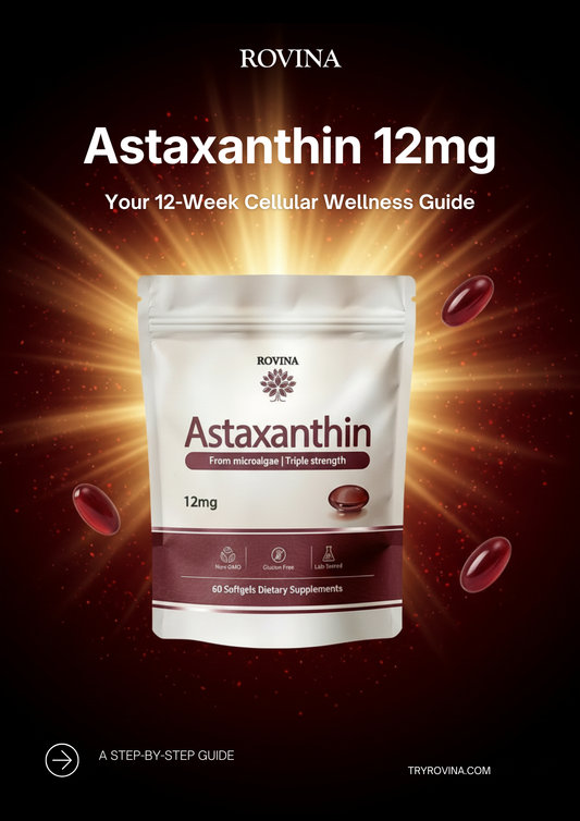 Rovina Astaxanthin - 12 Week Cellular Wellness Guide E-Book
