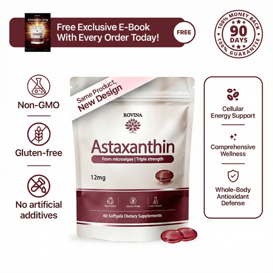 Rovina Astaxanthin 12mg Softgels